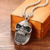 Skull Pendant Necklace | Big Mouth Pendant | Burhani Car Accessories