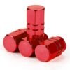 Red Tire Caps | Tire Valve Caps | Burhani Car Accessories