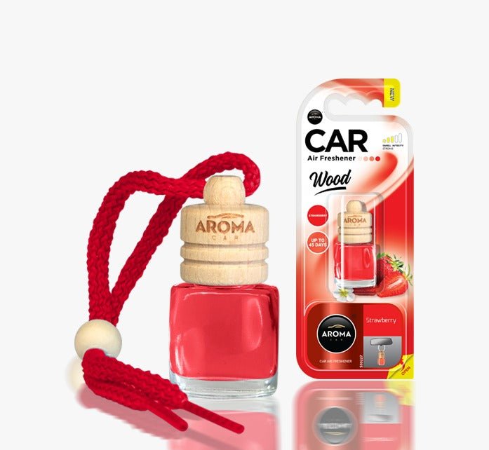 Aroma Wood Air Freshener | Wood Air Fresher | Burhani Car Accessories