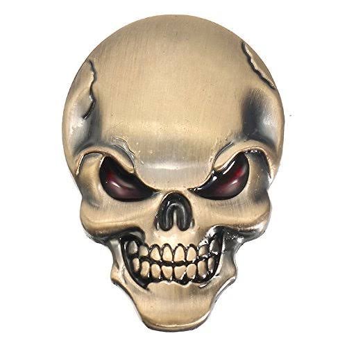 Car Grille Badge | Skull Sticker | Burhani Car Accessories